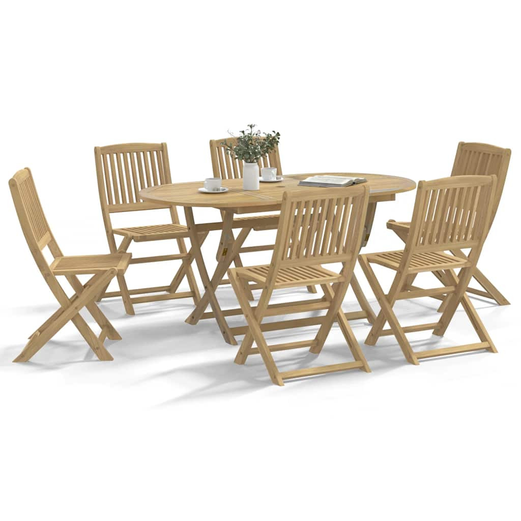 vidaXL Gartenstühle 6 Stk. Klappbar 44x50x88 cm Massivholz Akazie