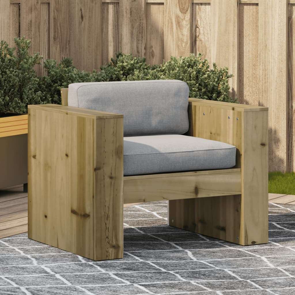 vidaXL Gartensessel 79x60x62 cm Kiefernholz Imprägniert