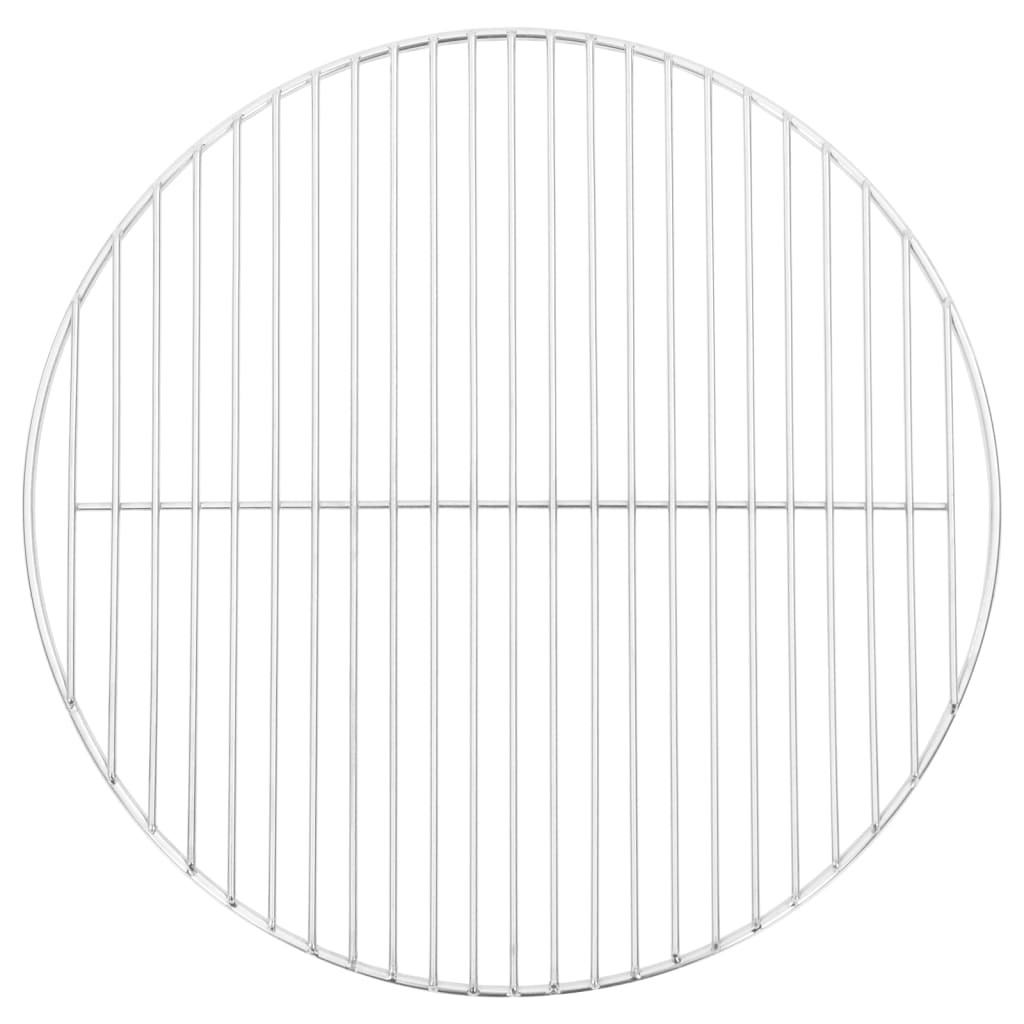 vidaXL BBQ Grillrost rund Ø37 cm 304 Edelstahl