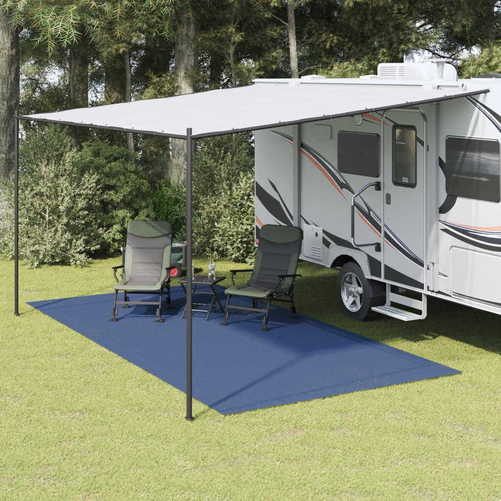 vidaXL Zeltteppich Blau 5x2,5 m