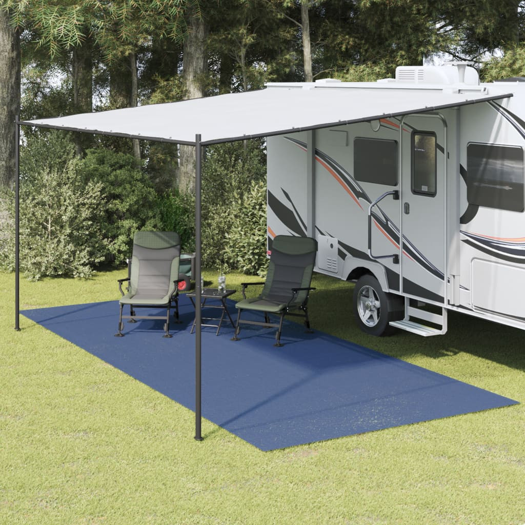 vidaXL Zeltteppich Blau 6x2,5 m