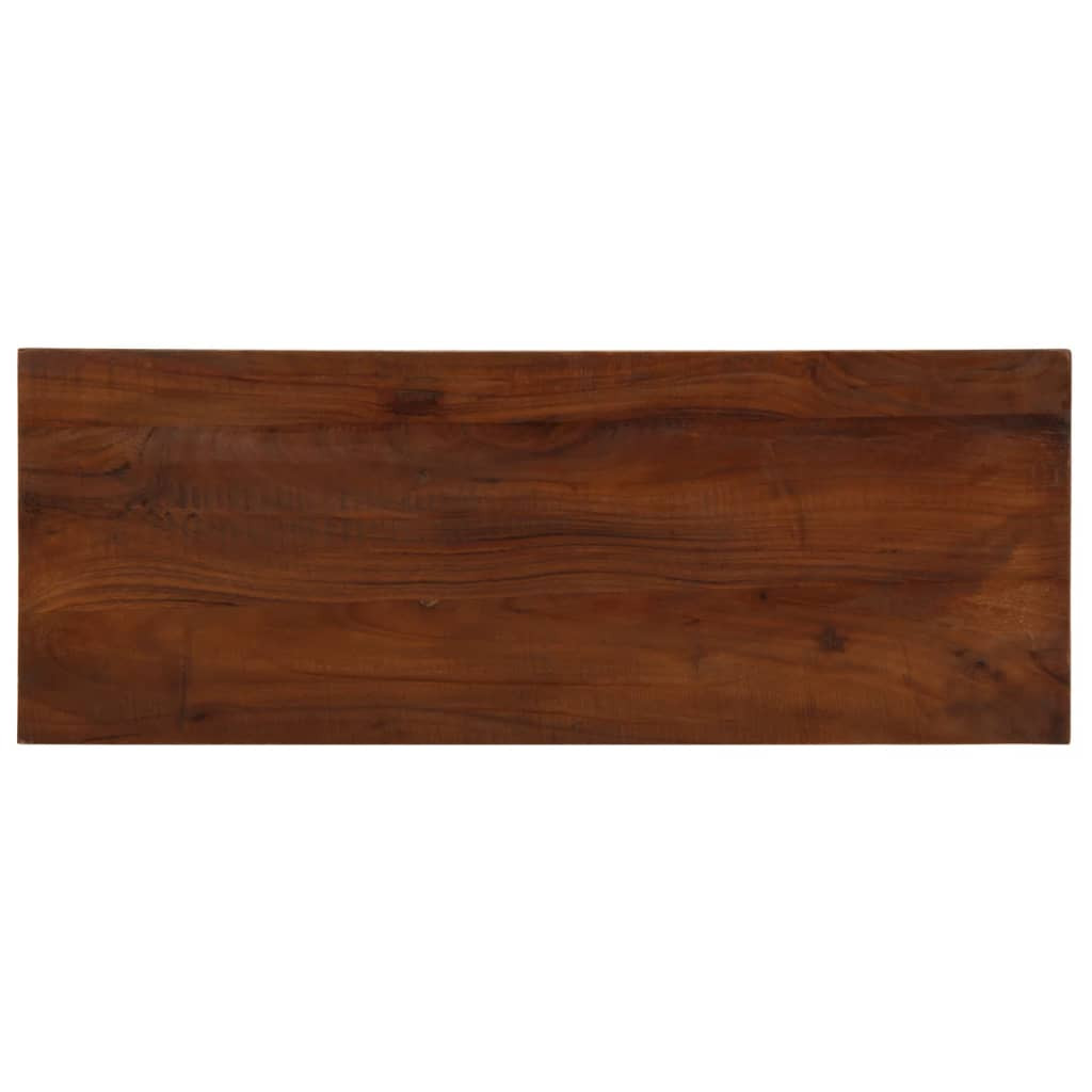 vidaXL Tischplatte 70x30x3,8 cm Rechteckig Altholz Massiv
