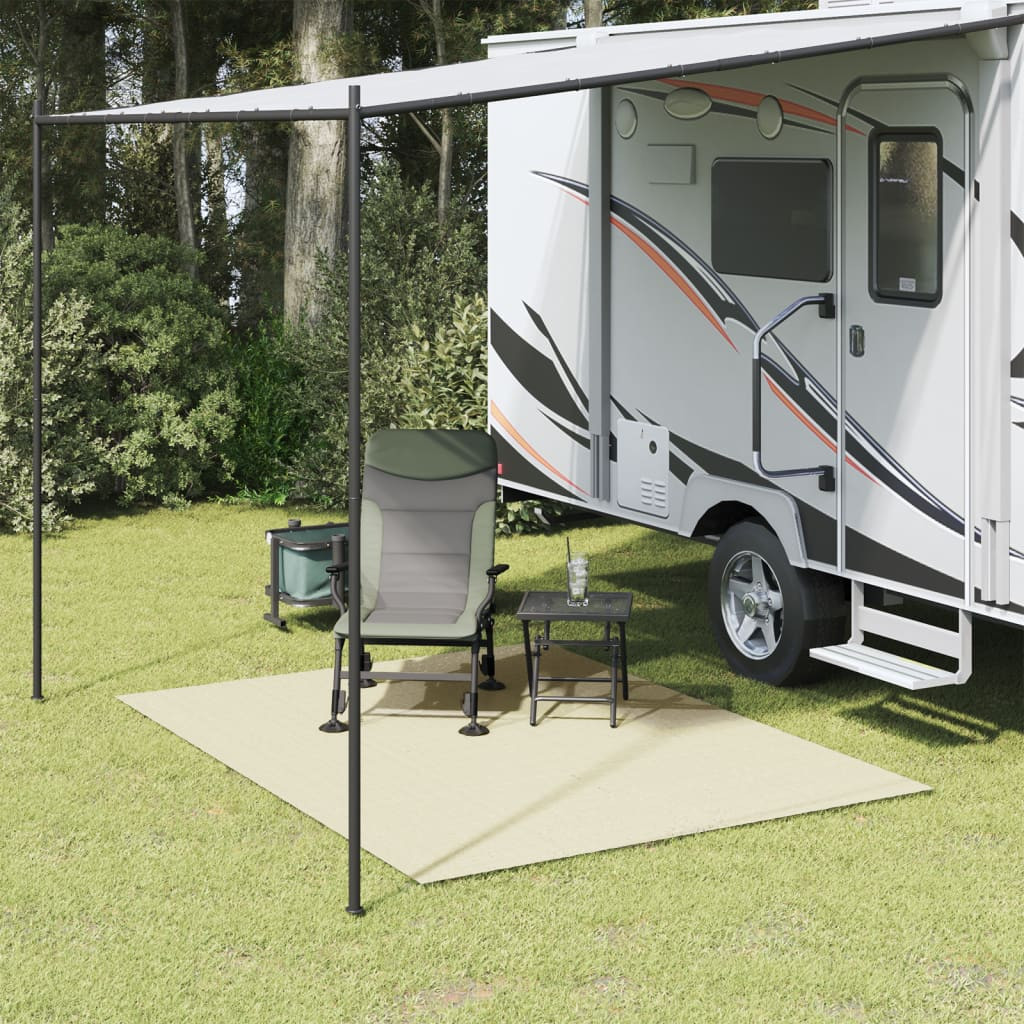 vidaXL Zeltteppich Creme 4x2 m