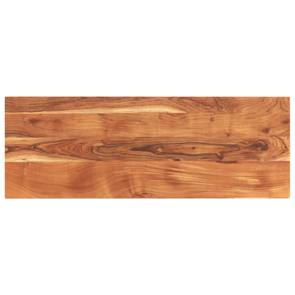vidaXL Tischplatte 140x50x2,5 cm Rechteckig Massivholz Akazie
