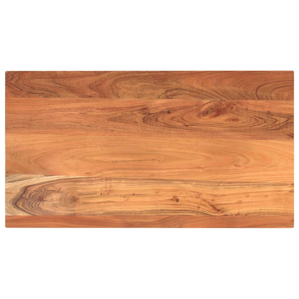 vidaXL Tischplatte 110x70x2,5 cm Rechteckig Massivholz Akazie