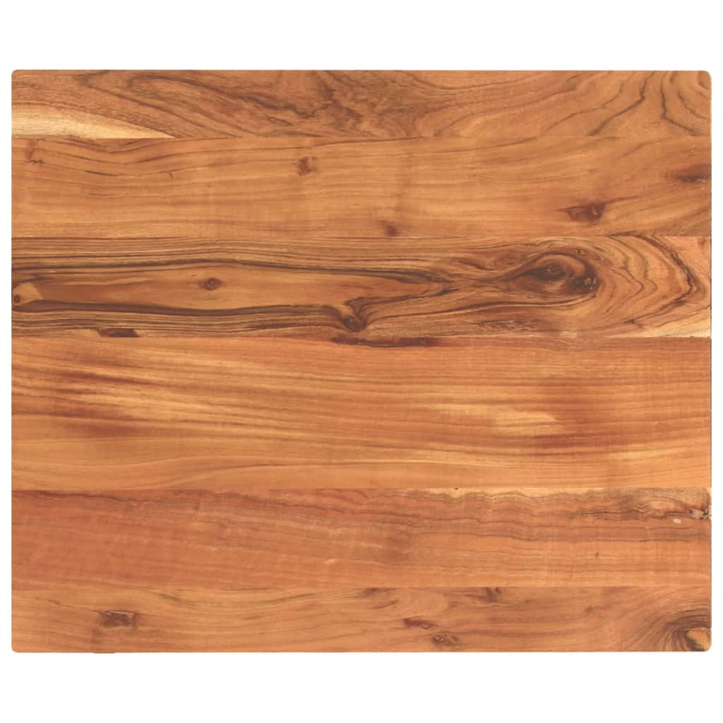 vidaXL Tischplatte 60x50x2,5 cm Rechteckig Massivholz Akazie