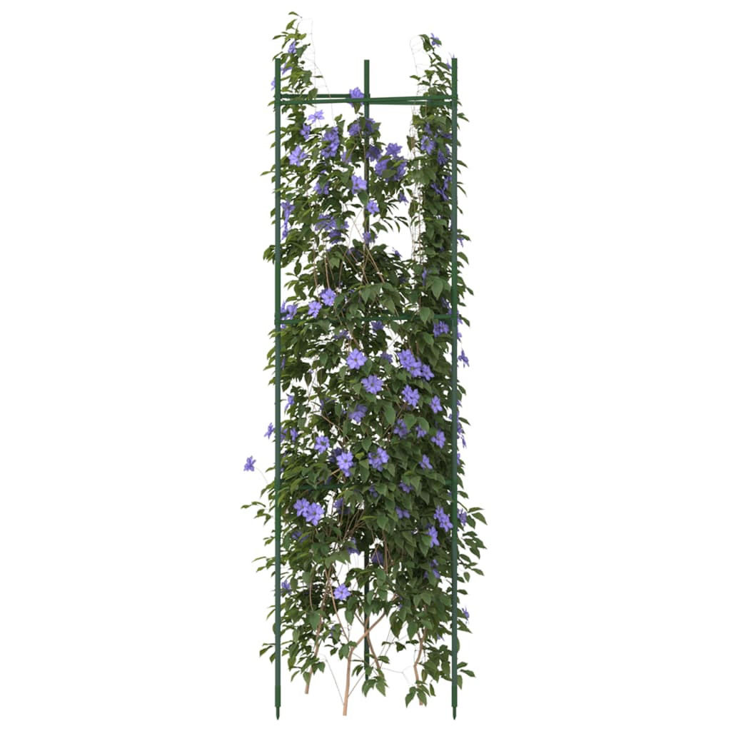 vidaXL Tomatenkäfige 4 Stk. 116 cm Stahl und PP