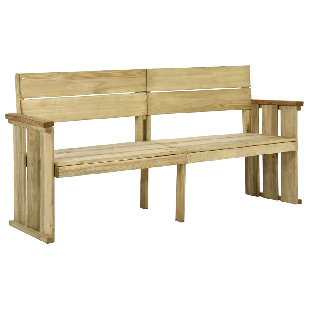 vidaXL Gartenbank 172 cm Kiefernholz Imprägniert
