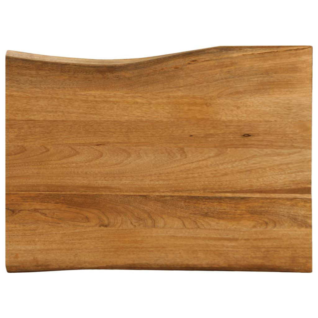 vidaXL Tischplatte mit Baumkante 90x60x3,8 cm Massivholz Mango
