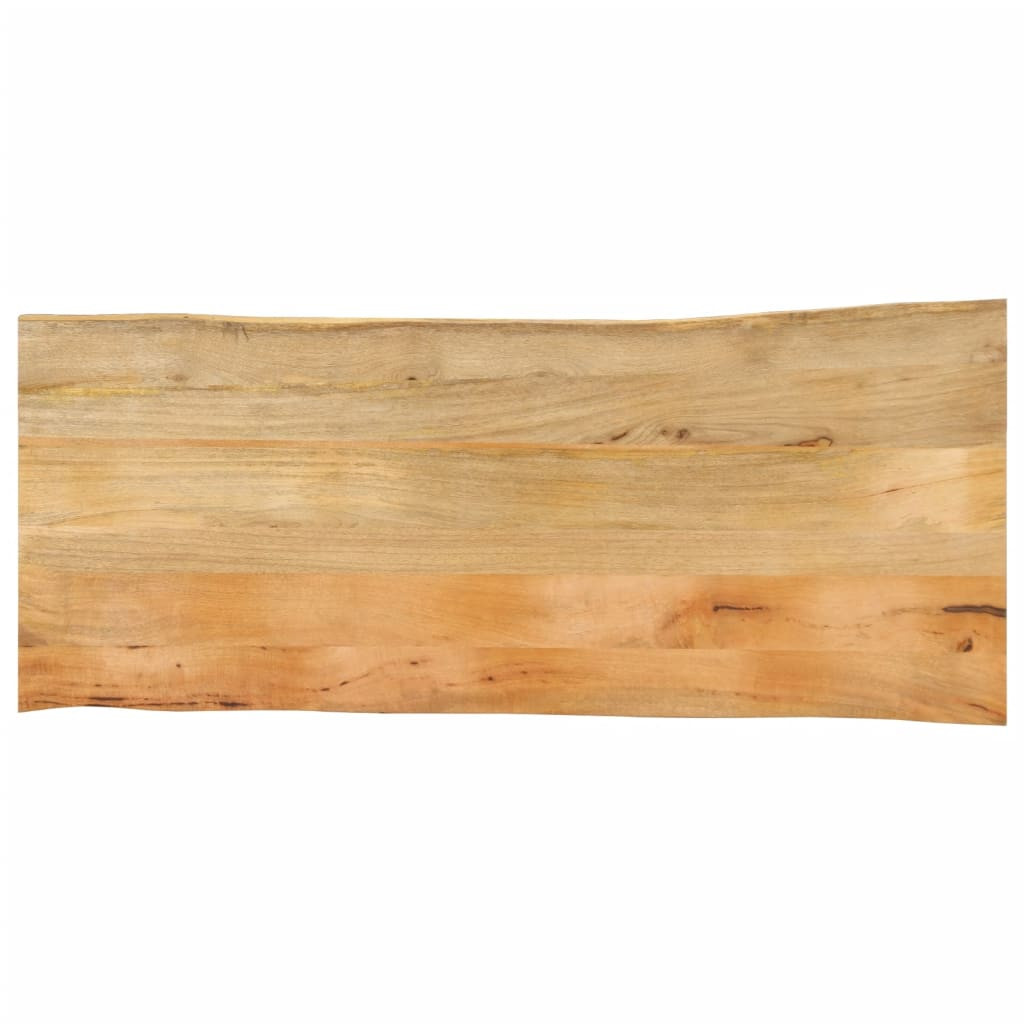 vidaXL Tischplatte mit Baumkante 140x60x2,5 cm Massivholz Mango