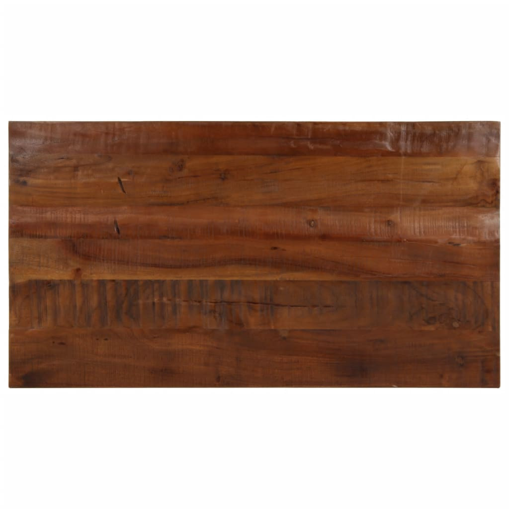 vidaXL Tischplatte 120x70x2,5 cm Rechteckig Altholz Massiv