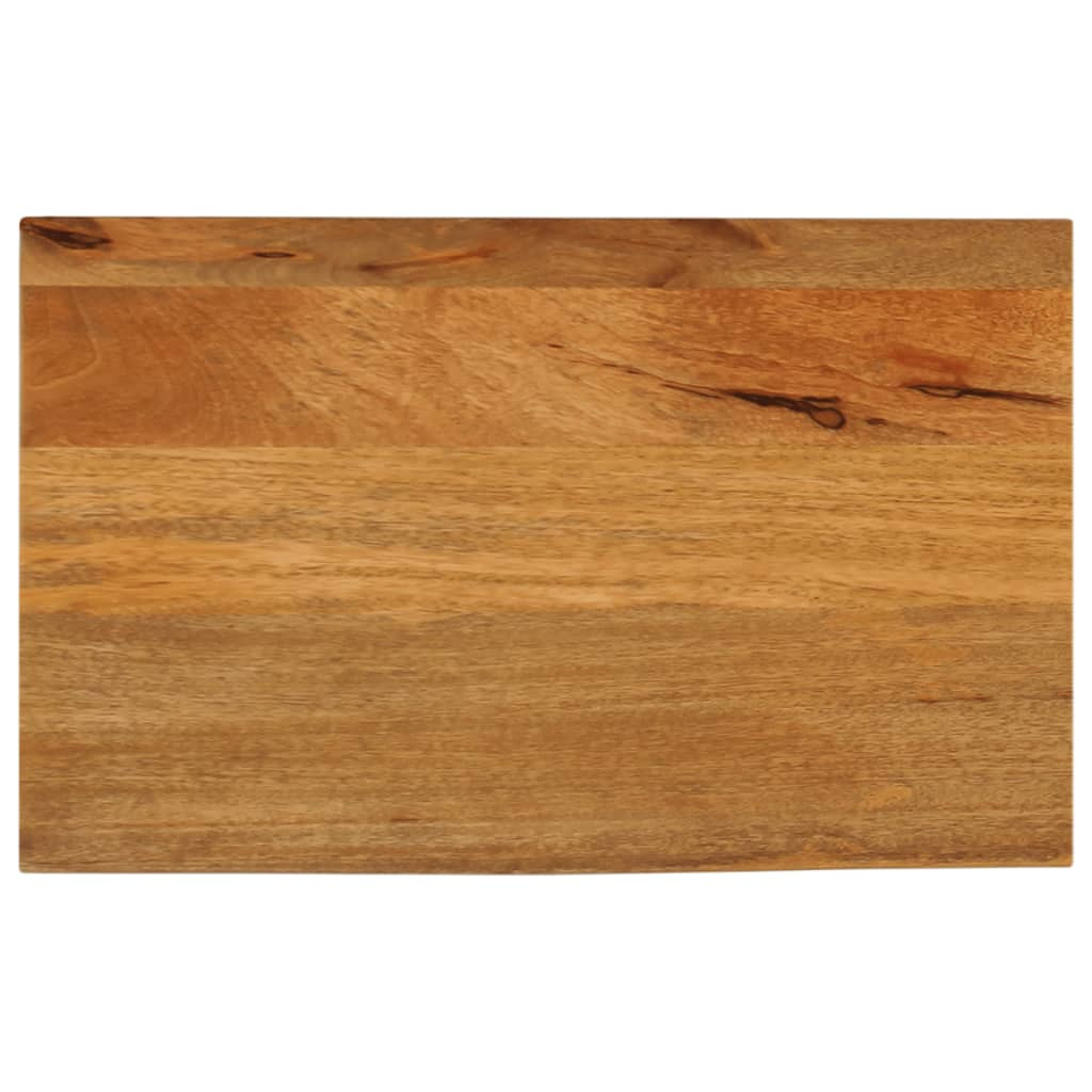 vidaXL Tischplatte mit Baumkante 60x40x2,5 cm Massivholz Mango