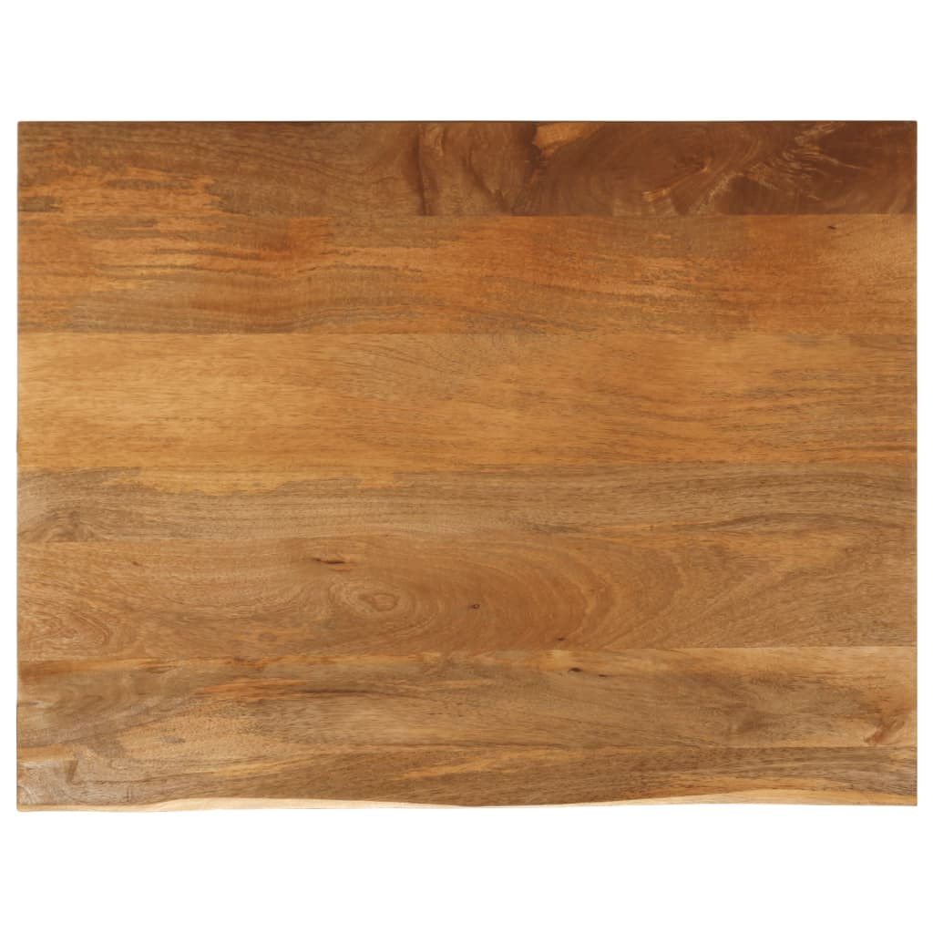 vidaXL Tischplatte mit Baumkante 110x80x2,5 cm Massivholz Mango