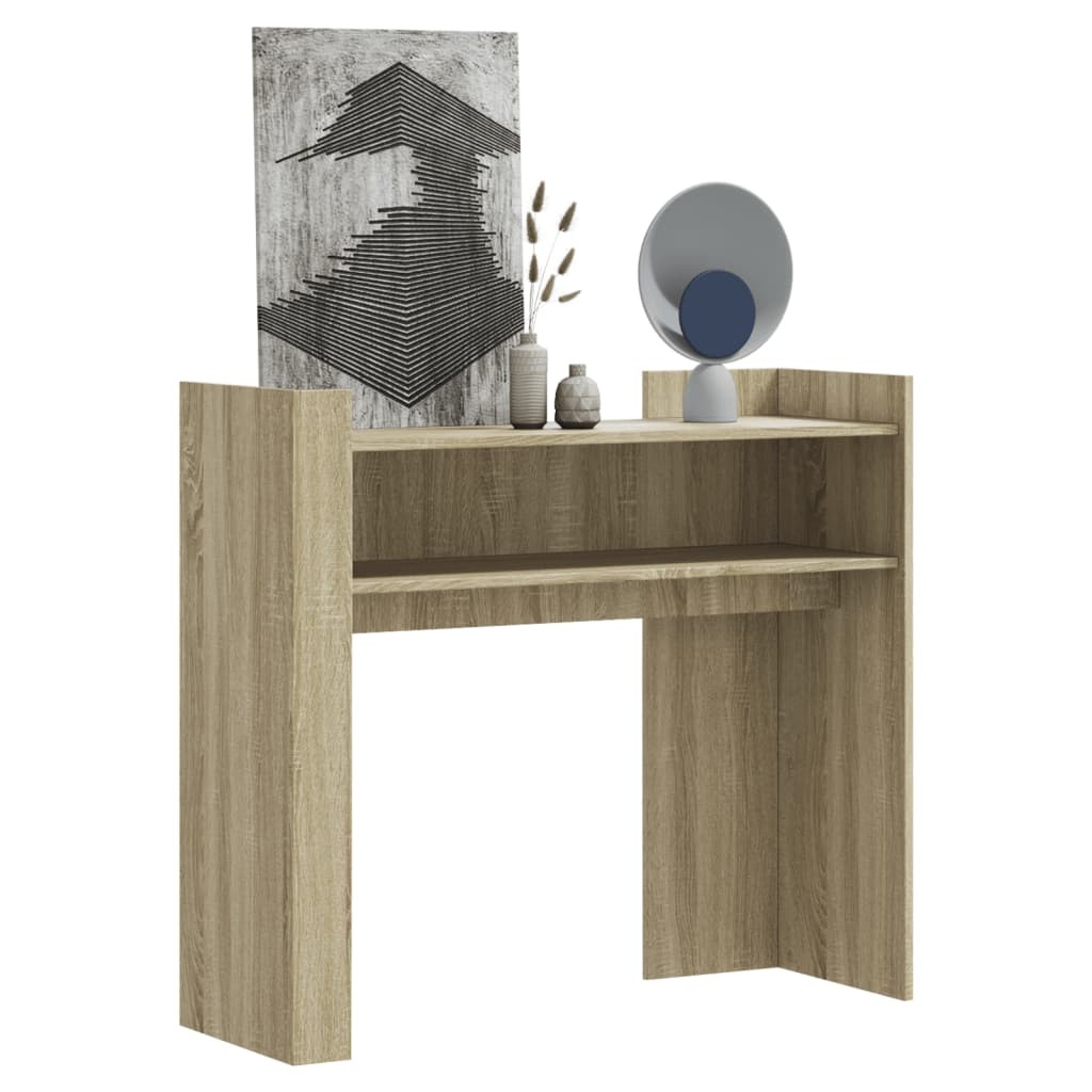 vidaXL Konsolentisch Sonoma-Eiche 100x35x90 cm Holzwerkstoff