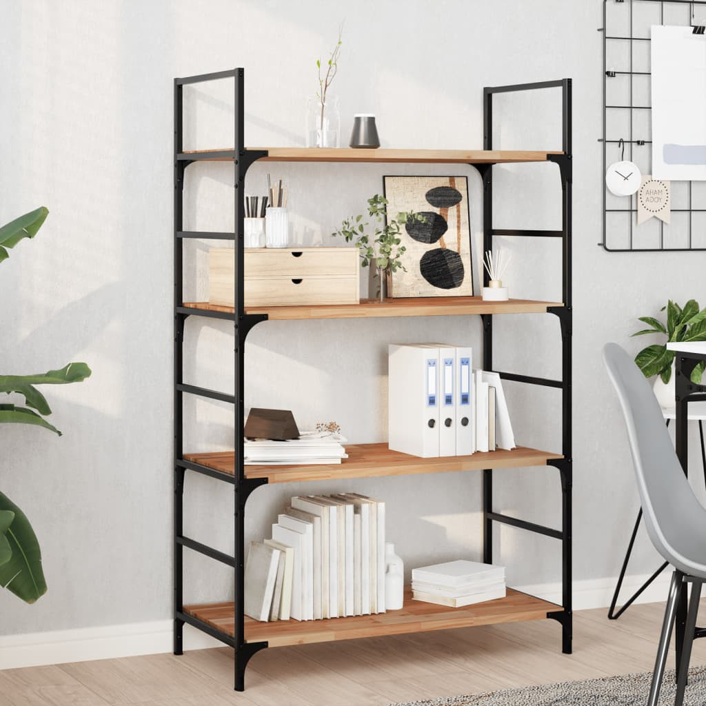 vidaXL Schweberegale 4 Stk. 80x40x2 cm Massivholz Akazie Ölbehandelt