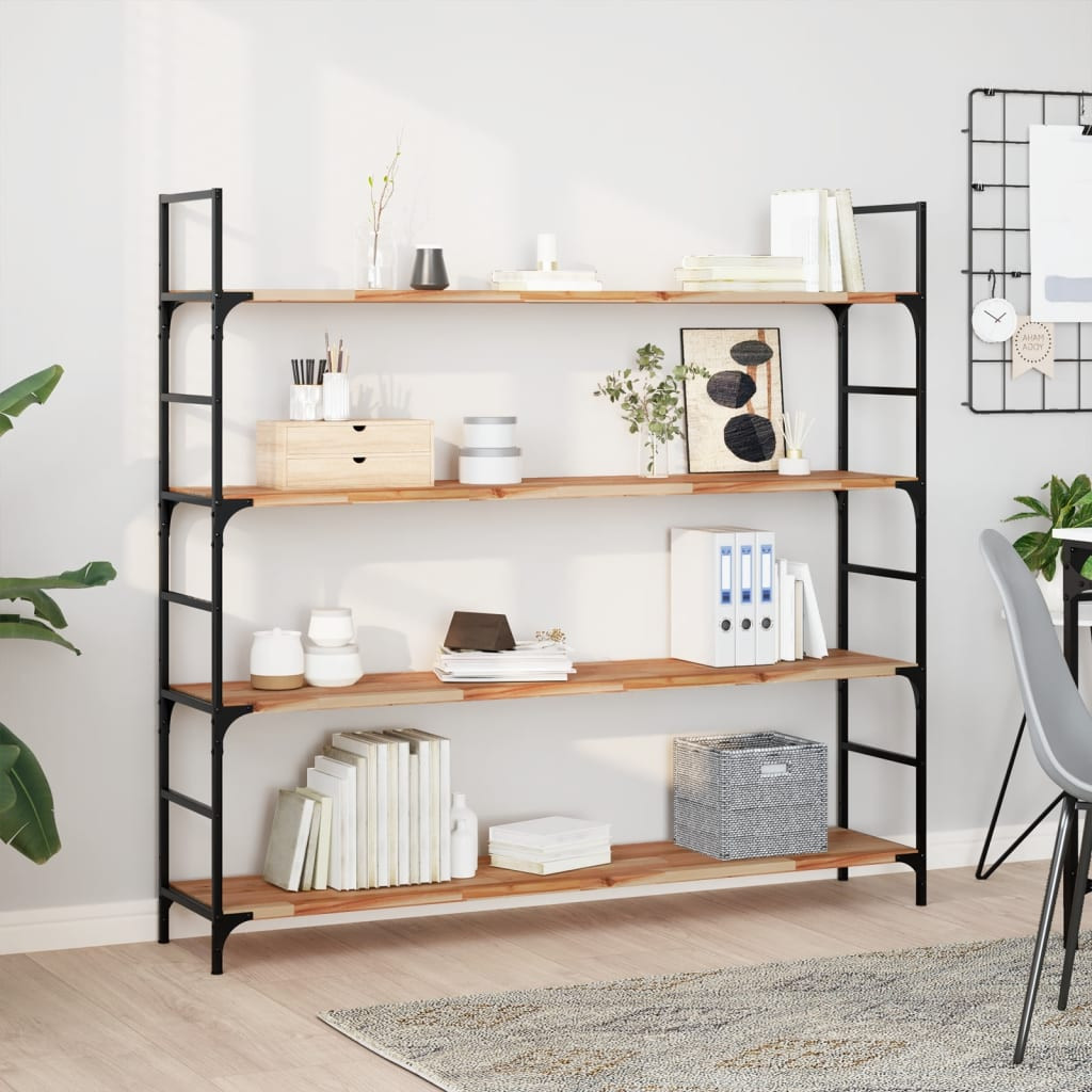 vidaXL Schweberegal 160x30x2 cm Massivholz Akazie Ölbehandelt