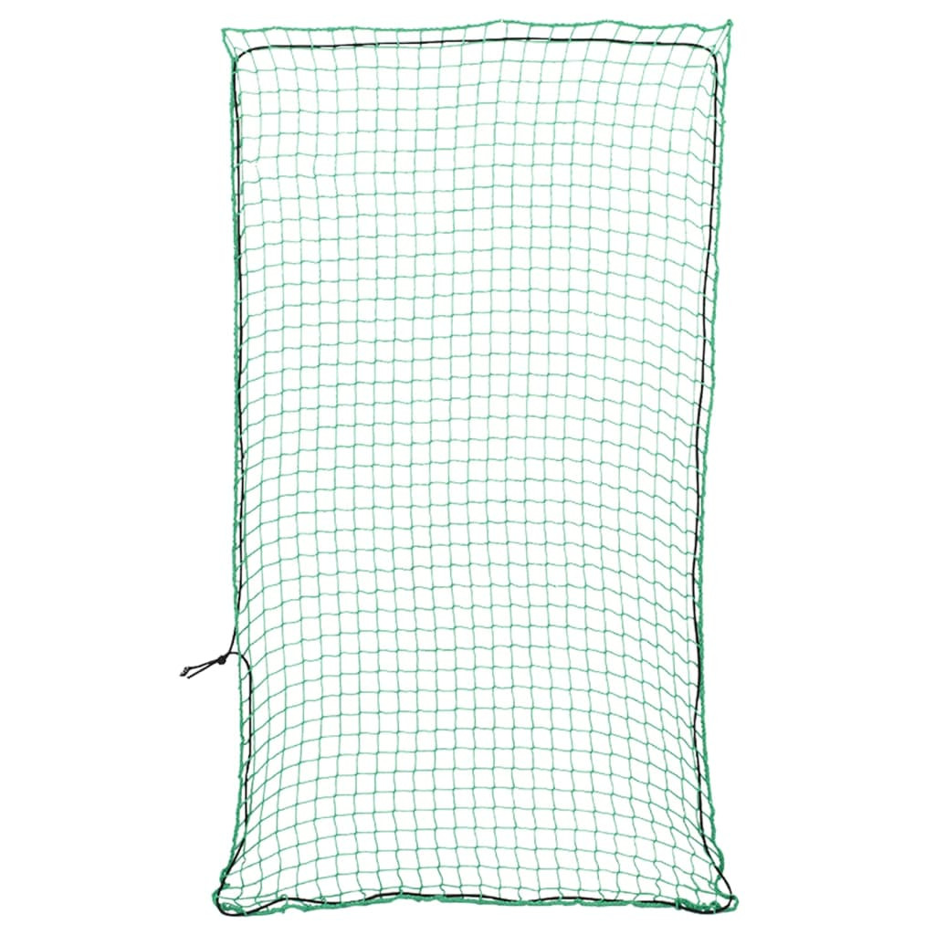 vidaXL Anhängernetz mit Gummiseil Grün 3x1,65 m PP