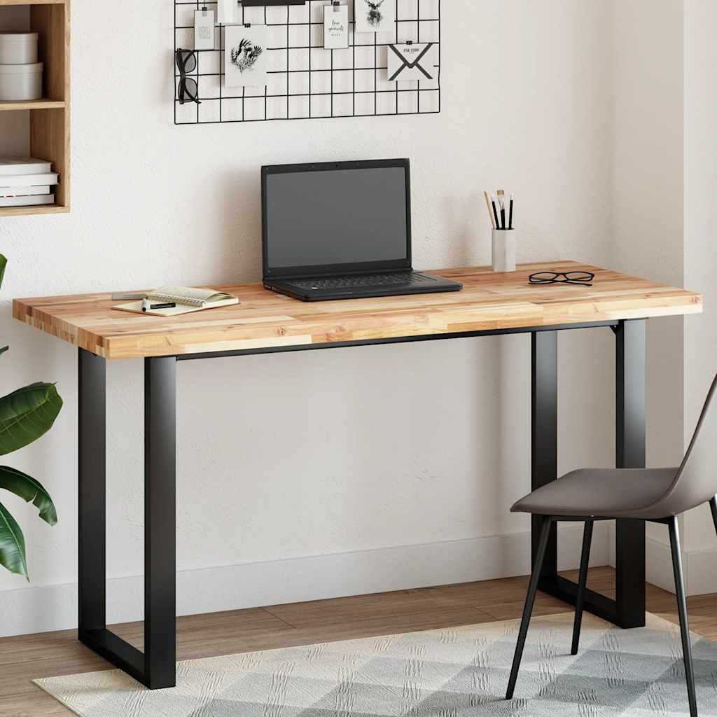 vidaXL Tischplatte Rechteckig 120x60x4 cm Massivholz Akazie