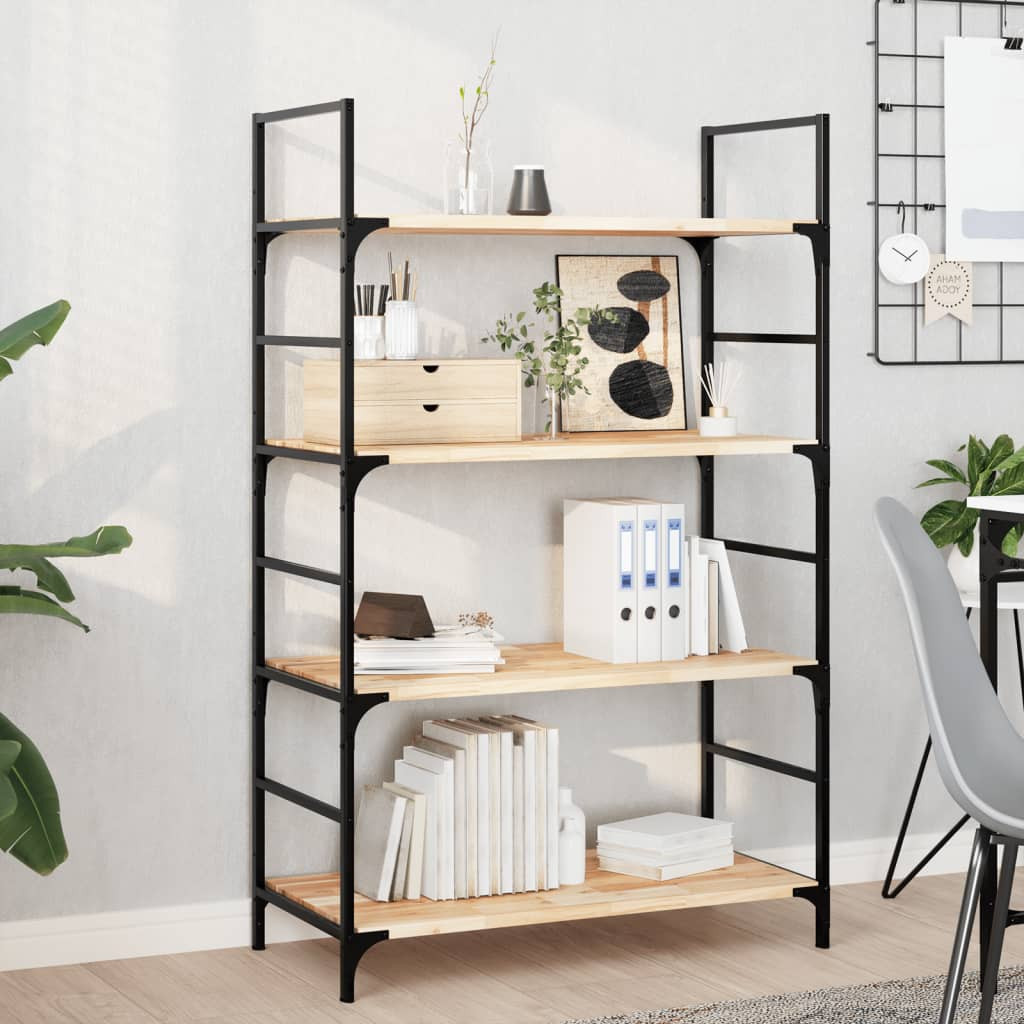 vidaXL Schweberegale 2 Stk. 100x40x2 cm Massivholz Akazie Unbehandelt