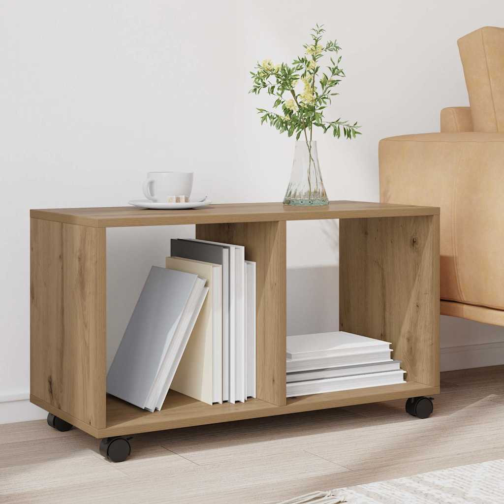vidaXL Rollschrank Artisan-Eiche 72x33x42,5 cm Holzwerkstoff