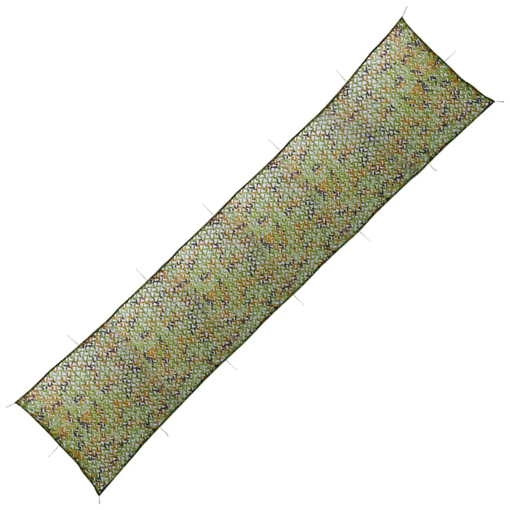 vidaXL Tarnnetz mit Aufbewahrungstasche 1,5x8 m Grün