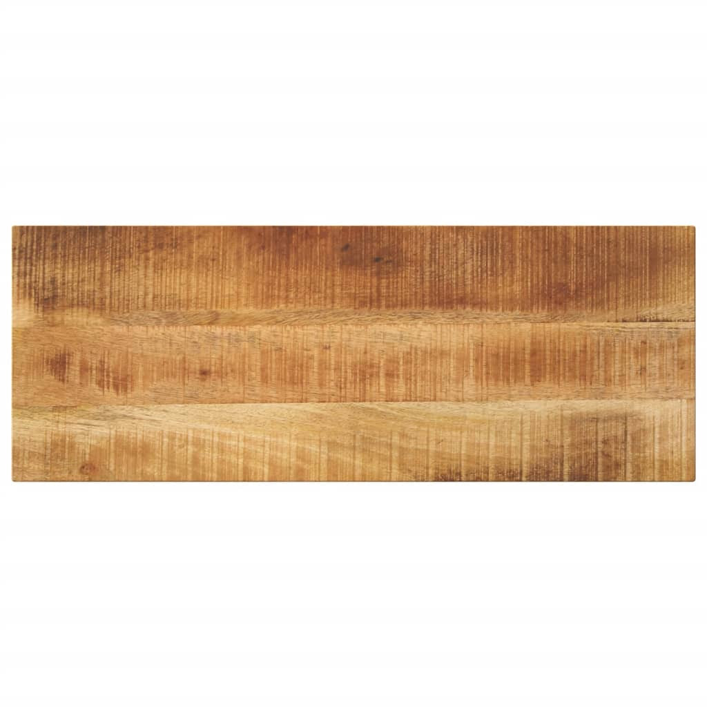 vidaXL Tischplatte 80x20x2,5 cm Rechteckig Raues Massivholz Mango