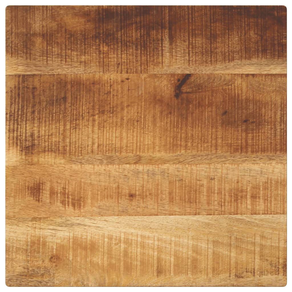 vidaXL Tischplatte 60x60x1,5 cm Quadratisch Raues Massivholz Mango