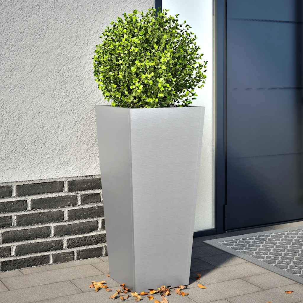 vidaXL Pflanzkübel 2 Stk. 35x35x75 cm Verzinkter Stahl