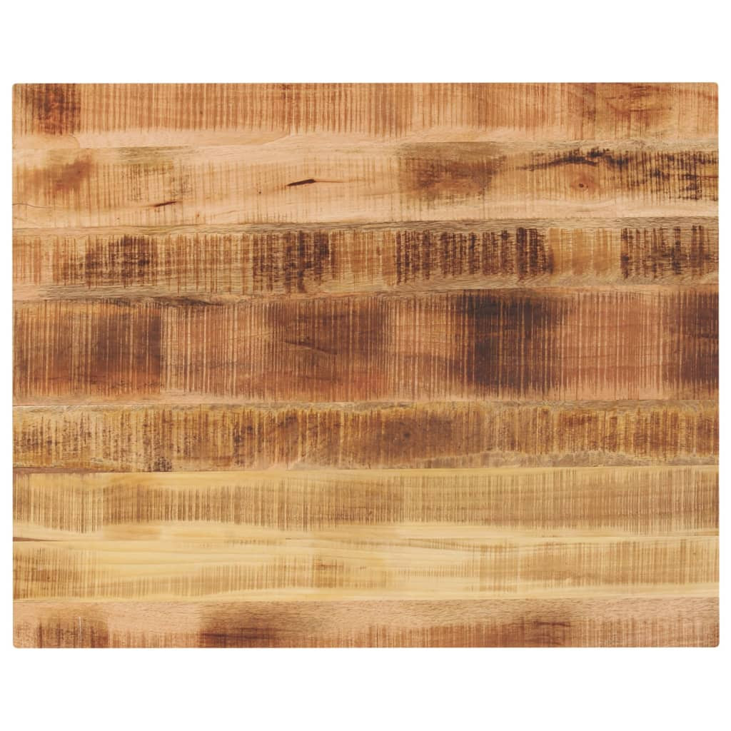 vidaXL Tischplatte 90x80x3,8 cm Rechteckig Raues Massivholz Mango