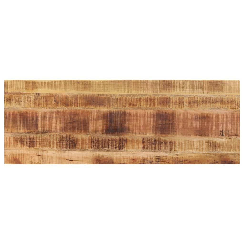 vidaXL Tischplatte 160x50x3,8 cm Rechteckig Raues Massivholz Mango
