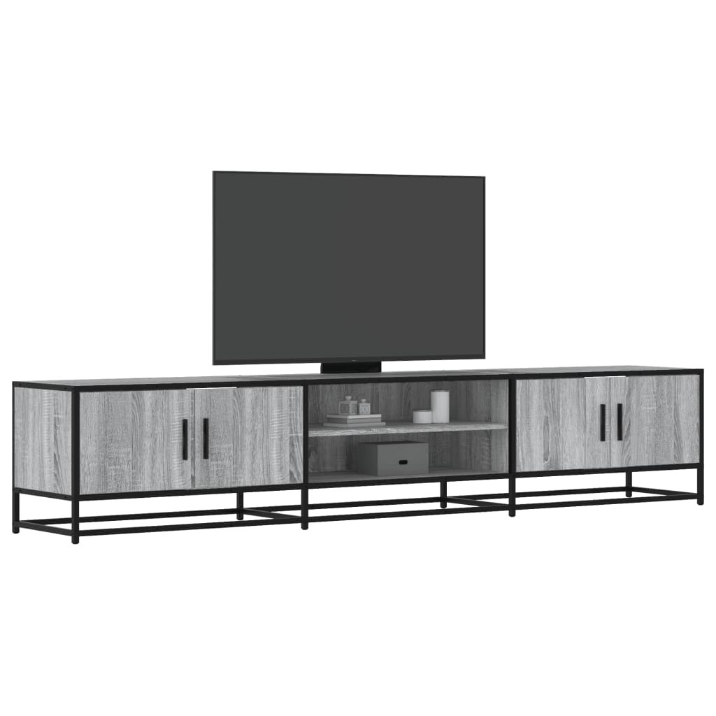 vidaXL TV-Schrank Grau Sonoma 210x35x41 cm Holzwerkstoff