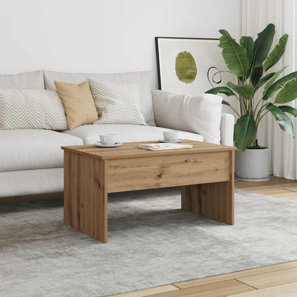 vidaXL Couchtisch Artisan-Eiche 80x50,5x41,5 cm Holzwerkstoff