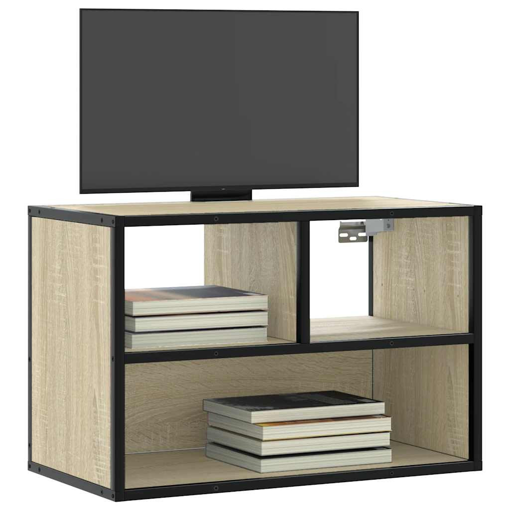vidaXL TV-Schrank Sonoma-Eiche 60x31x39,5 cm Holzwerkstoff und Metall