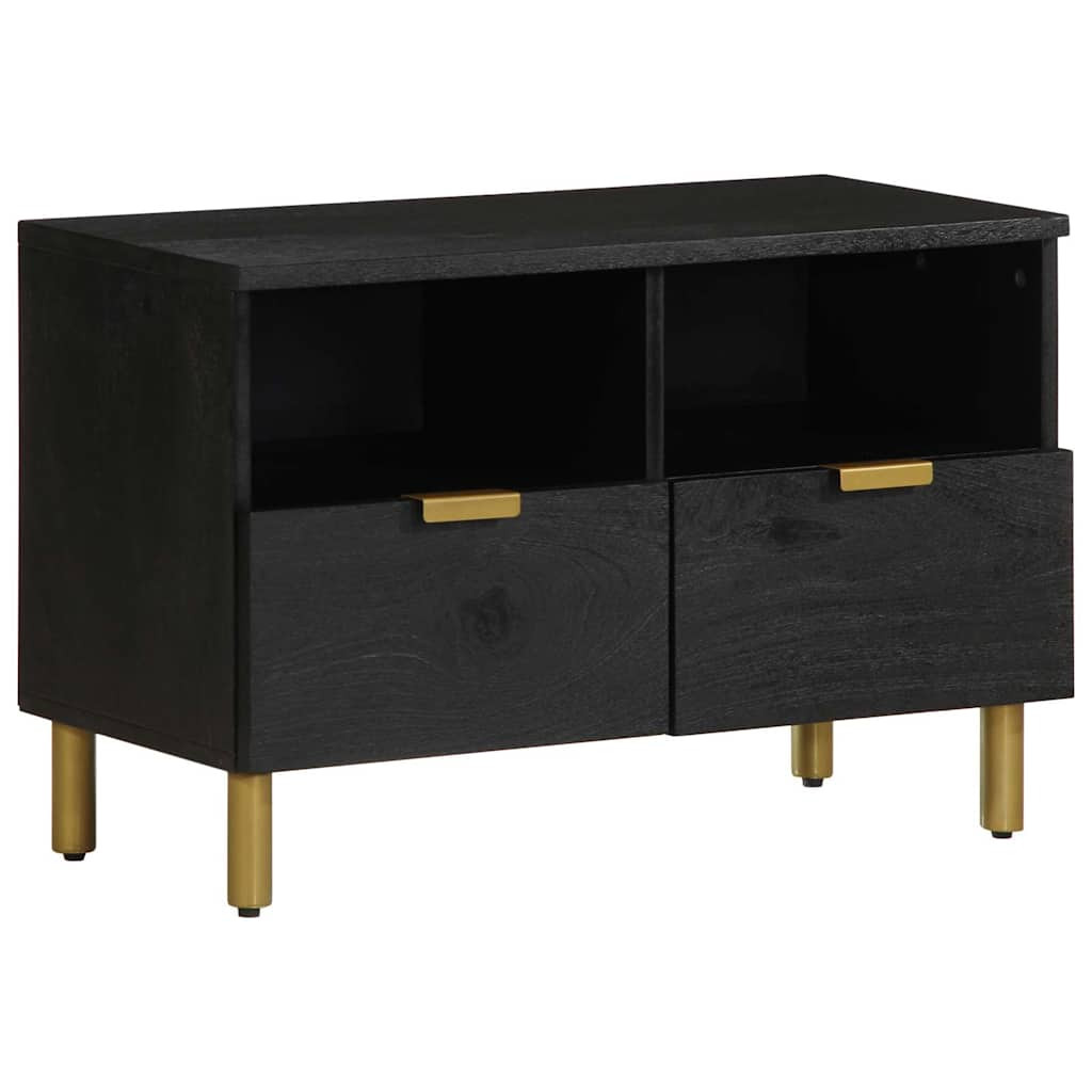 vidaXL TV-Schrank Schwarz 70x33x46 cm Holzwerkstoff