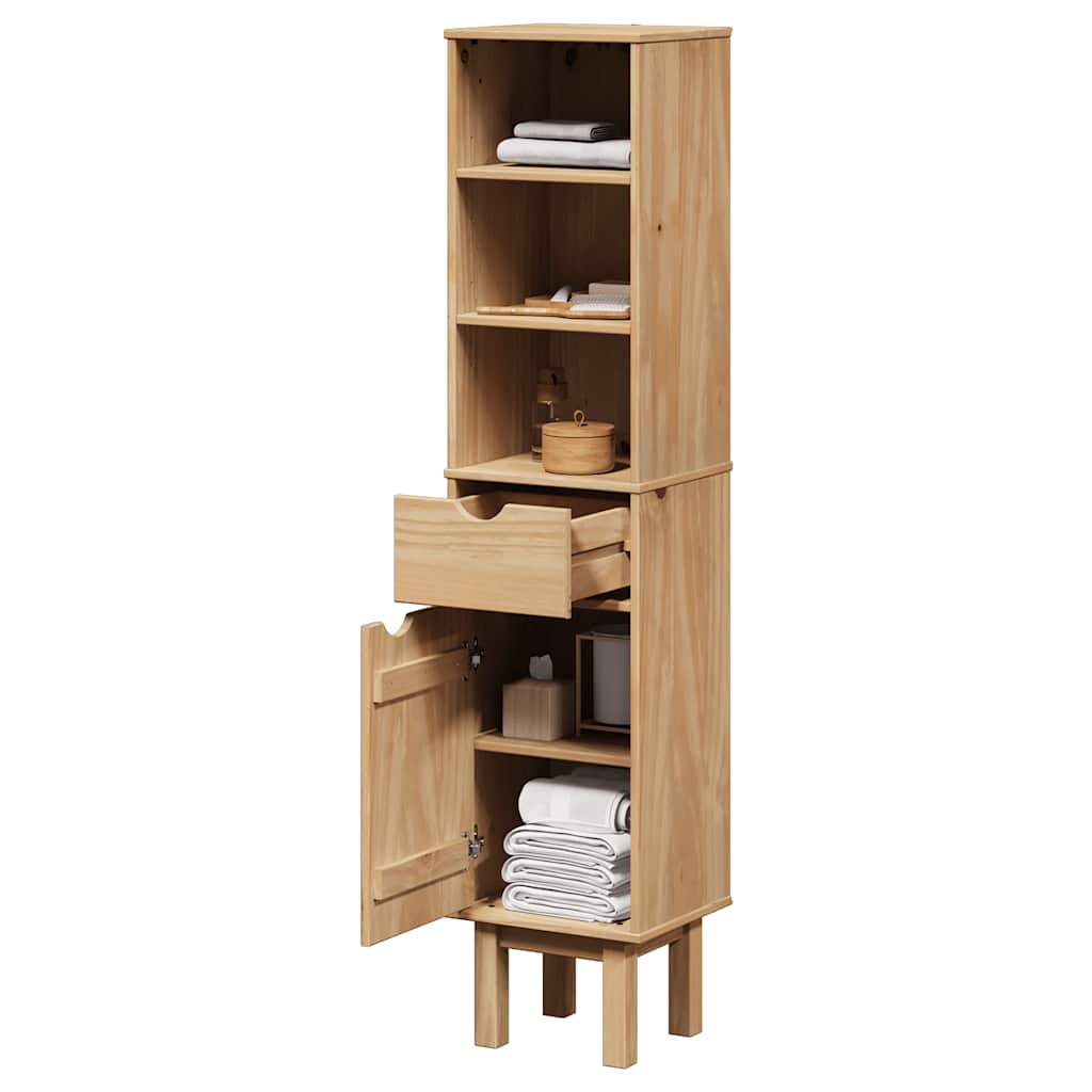 vidaXL Badschrank OTTA 35x30x159 cm Massivholz Kiefer