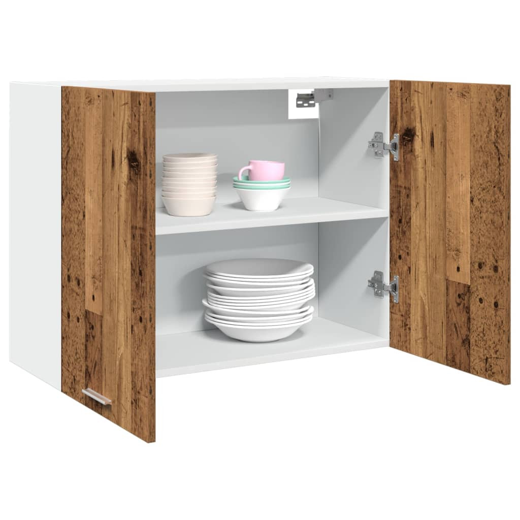 vidaXL Hängeschrank Lyon Altholz-Optik 80x31x60 cm Holzwerkstoff