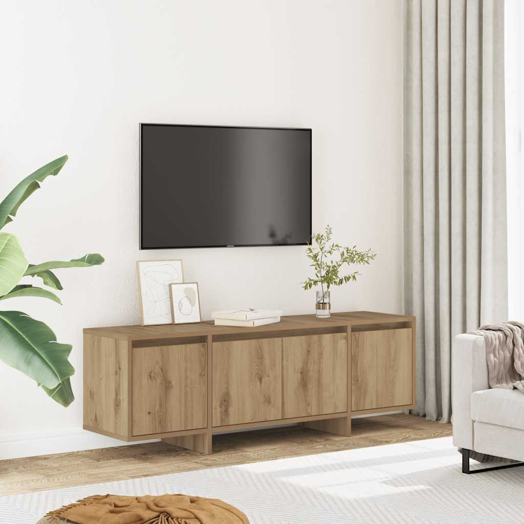 vidaXL TV-Schrank Artisan-Eiche 120x30x40,5 cm Holzwerkstoff