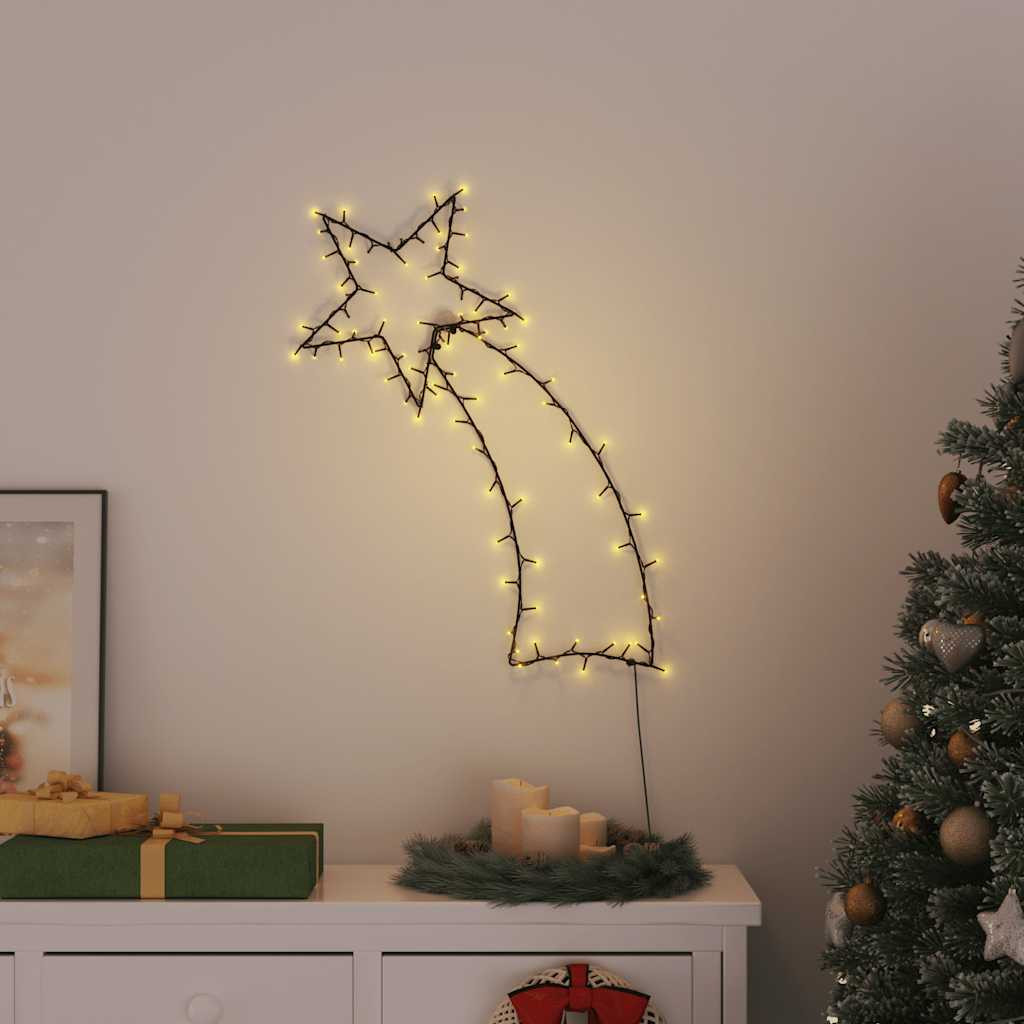 vidaXL Weihnachtsbeleuchtung Sternschnuppen-Silhouette 115 LEDs