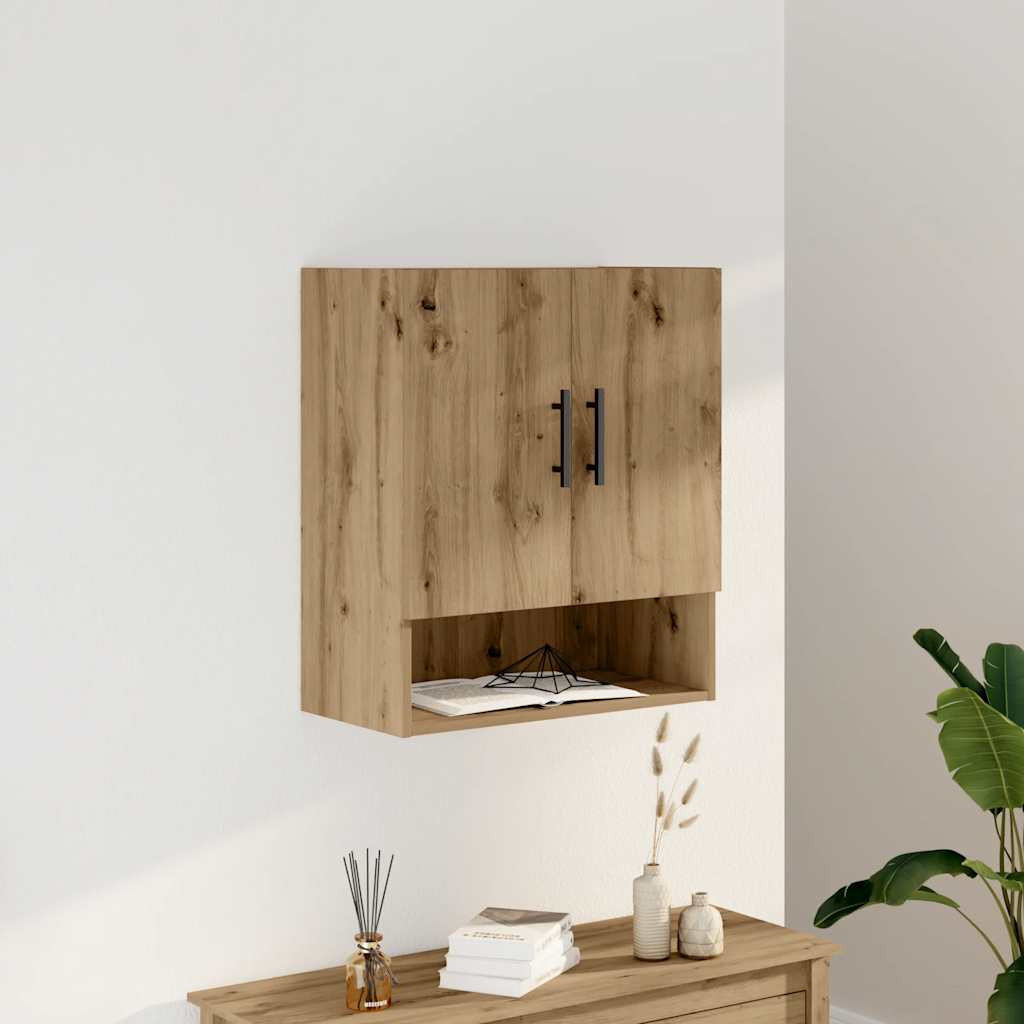 vidaXL Wandschrank Artisan-Eiche 60x31x70 cm Holzwerkstoff