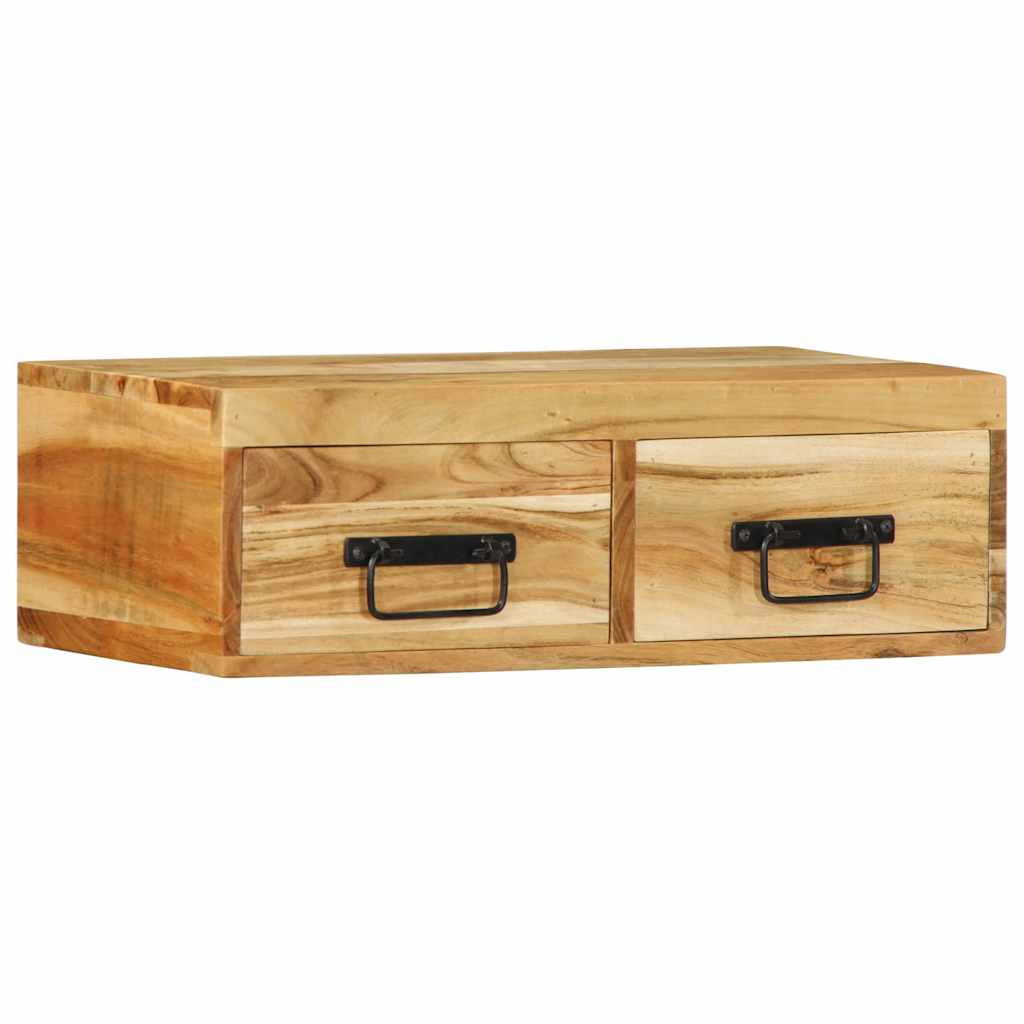 vidaXL TV-Wandschrank 60x30x19 cm Massivholz Akazie