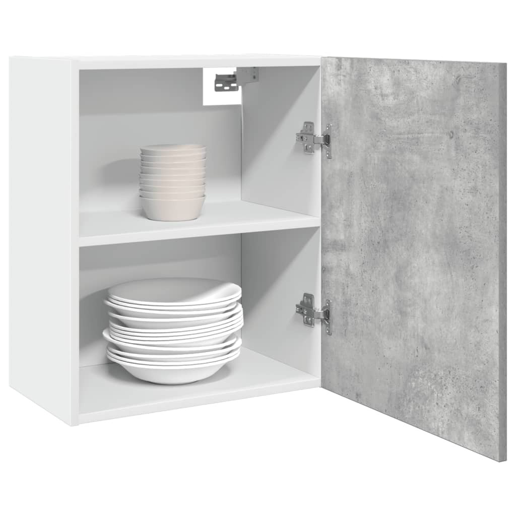 vidaXL Hängeschrank Lyon Betongrau 50x31x60 cm Holzwerkstoff