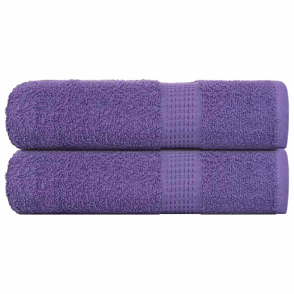 vidaXL Duschtücher FROGN 2 Stk. Lila 70x140 cm 360 g/m²