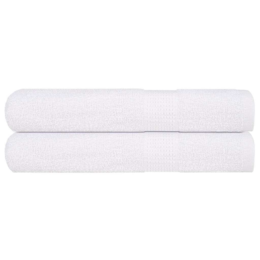 vidaXL Saunatücher FROGN 2 Stk. Weiß 80x200 cm 360 g/m²