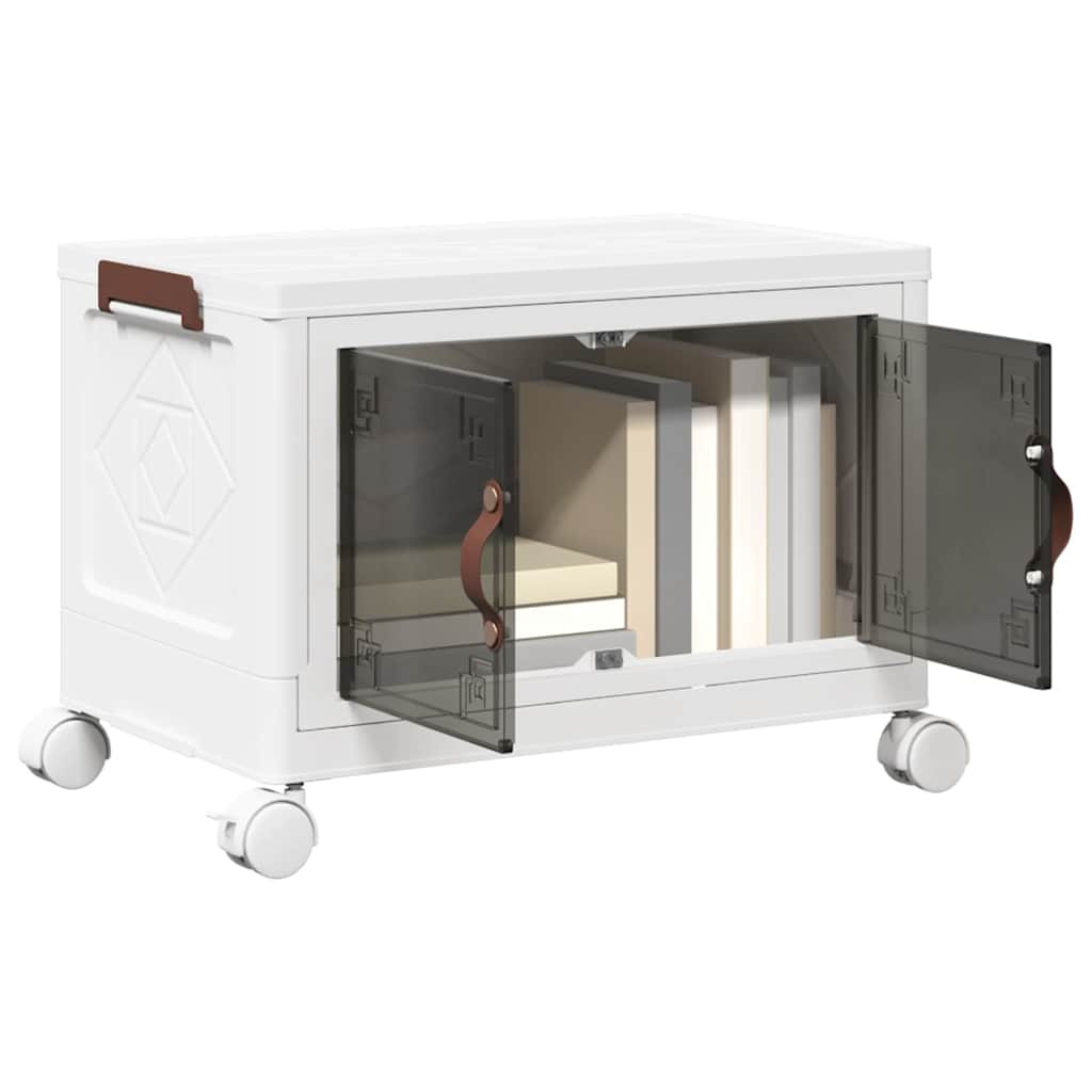 vidaXL Aufbewahrungsbox mit Rädern Stapelbar 28 L 48,5x29,5x33 cm