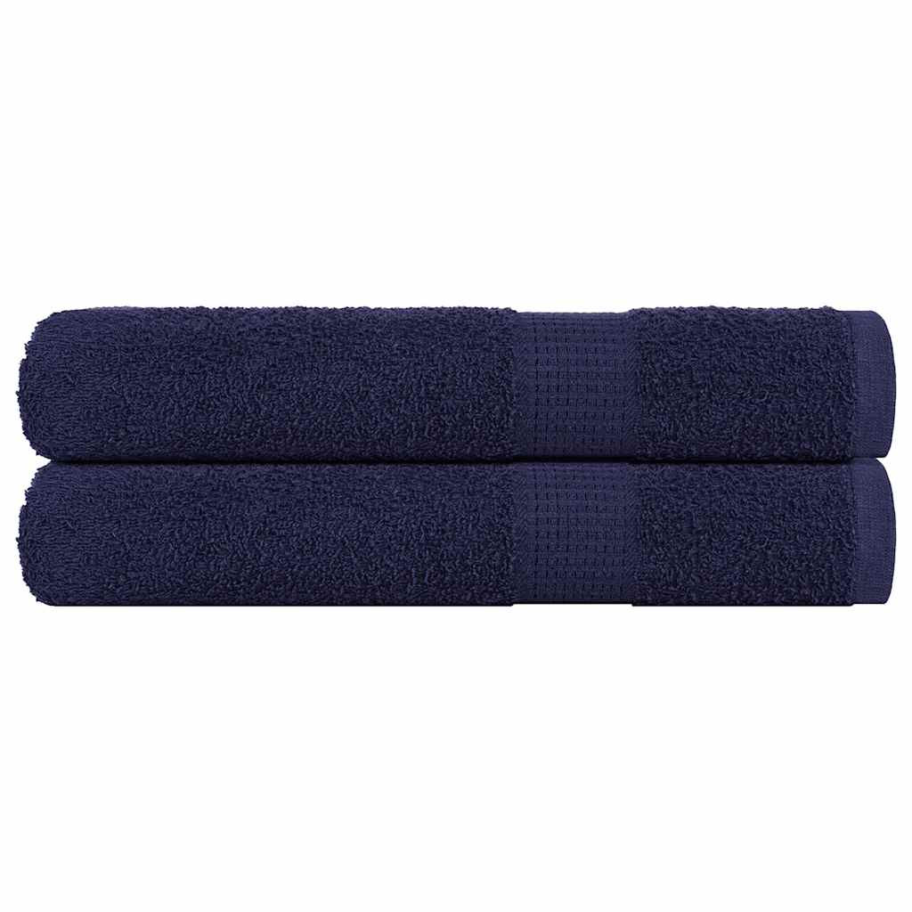 vidaXL Saunatücher FROGN 2 Stk. Marineblau 80x200 cm 360 g/m²