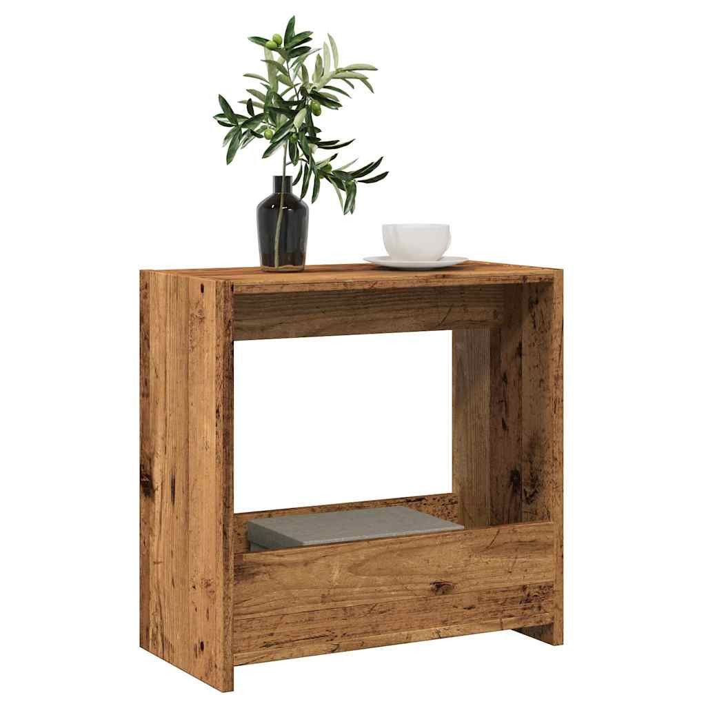 vidaXL Beistelltisch Altholz-Optik 50x26x50 cm Holzwerkstoff