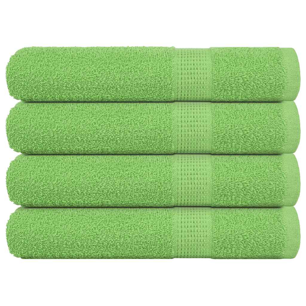 vidaXL Saunatücher FROGN 4 Stk. Apfelgrün 80x200 cm 360 g/m²