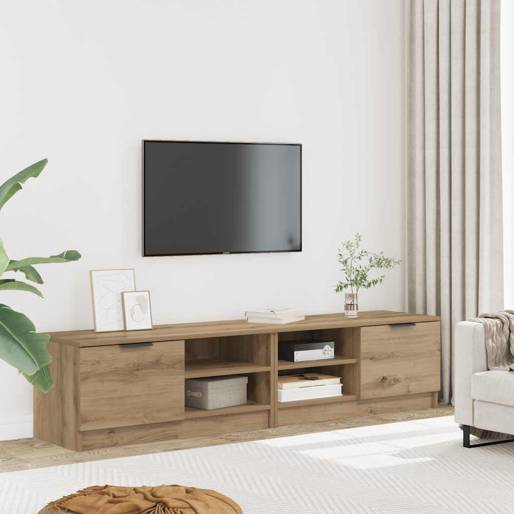 vidaXL TV-Schränke 2 Stk. Artisan-Eiche 80x35x36,5cm Holzwerkstoff