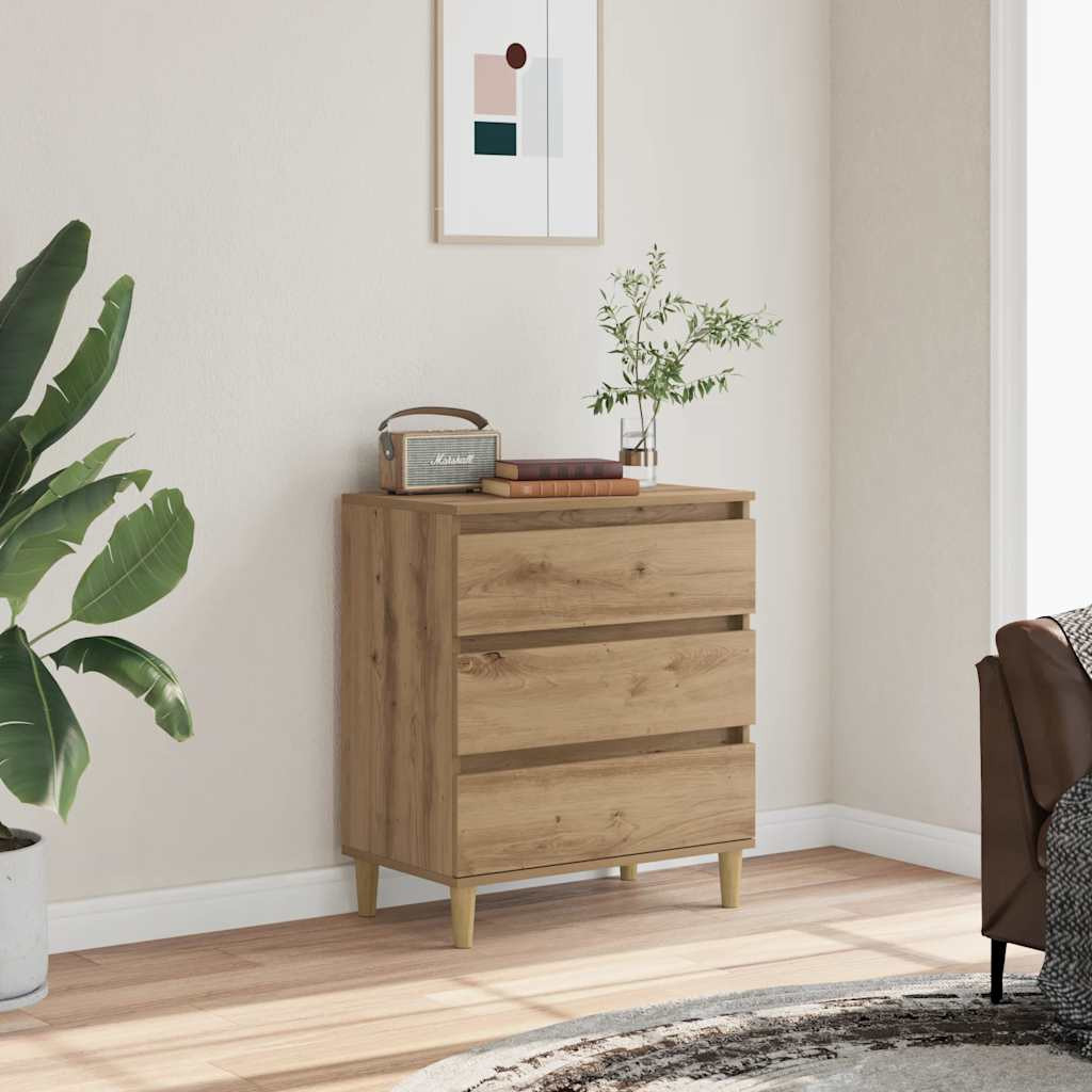 vidaXL Sideboard Artisan-Eiche 60x35x70 cm Holzwerkstoff