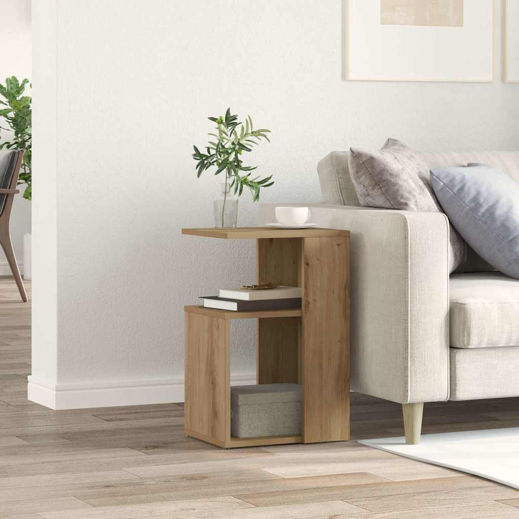 vidaXL Beistelltisch Artisan-Eiche 36x30x56 cm Holzwerkstoff